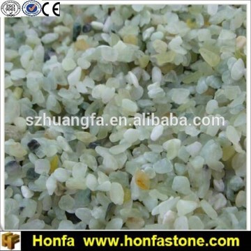 green jade color marble chips terrazzo flooring