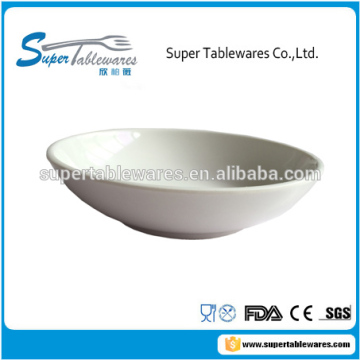 100% melamine round sauce dish pure white