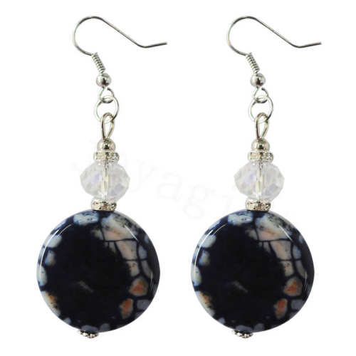 Natural Gemstone Agate Earring