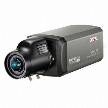 CCTV Box Camera with Automatic Tracking White Balance, 1/3-inch Sony CCD Image Sensor