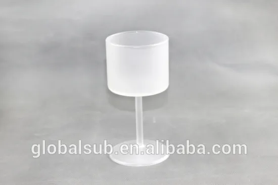 Wedding decoration Blank Sublimation Frosted Glass Wine Mug