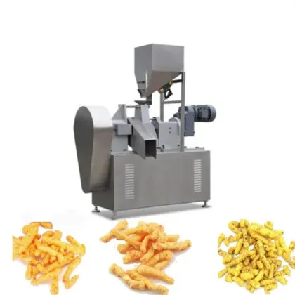 Cheetos Puffed Snack Food Production Line: Single and Double Screw Extruders for Taco Cheetos