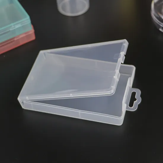 Necessities Craft Storage Boxes Hard Plastic Packaging Containers Toothbrush Case Swab Storage Boxes