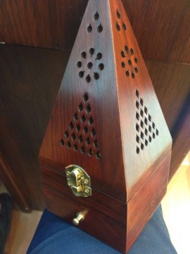 Hot sale wood incense burner 2 size