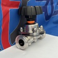 High Quality Manual Clamped Sanitary Diaphragm Valve