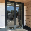 Porte di ingresso anteriore in vetro in alluminio commerciale