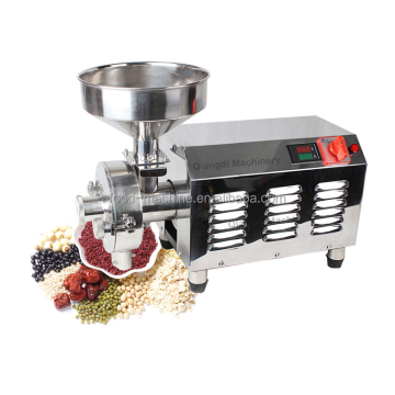 Small Table Top Electric Dry Herb Spice Oats Wheat Beans Powder Milling Grinder Machine