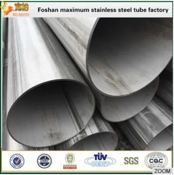 SS industrial pipe 100mm welded stainless steel pipe for drinking water