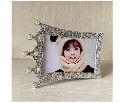 Resin Imperial Crown Flower Photo Frames Art Decoration Studio