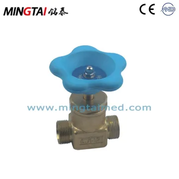 Manual shut off valve for medical device