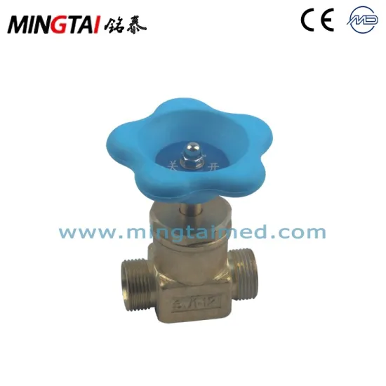 Manual shut off valve for medical device