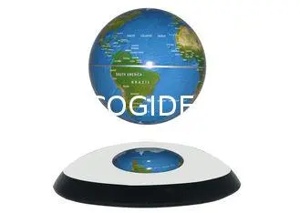 4" Diameter Rotating Floating Desktop Globe , Magnetic Levi