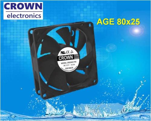 80x25 Lamp Cooling DC Fan A6 Computer CPU Cooler