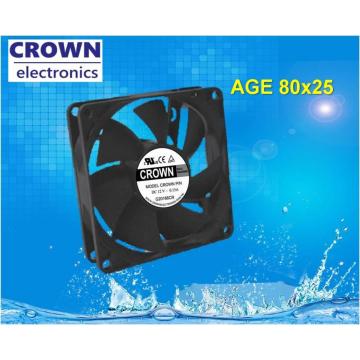 80x25 lamp cooling DC FAN A6 computer CPU cooler