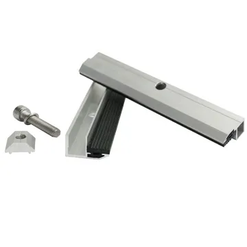 Frameless Solar Panel Clamps for Thin Film Glass Panels - Canadian Solar