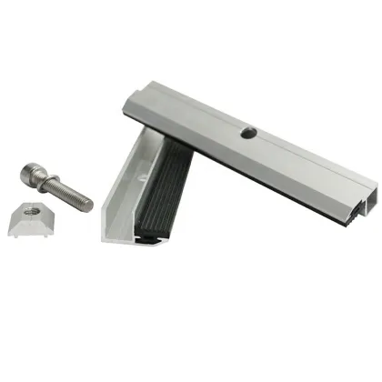 Frameless Solar Panel Clamps for Thin Film Glass Panels - Canadian Solar