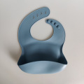 Bibs That Catch Food Food Grade Soft Waterproof Silicone Baby Bib Supplier