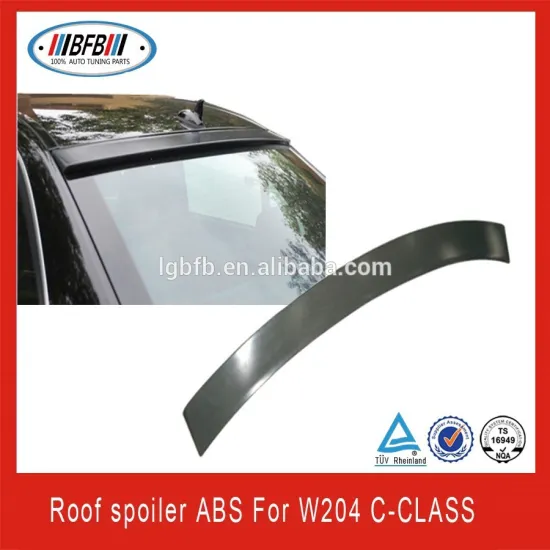 abs plastic roof spoiler for Mercedes Benz W204 C-class