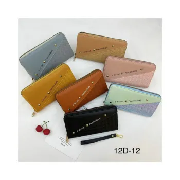 Dollar Mode CHB005 Regular Big Size Leather Zip Wallet - All Colors in Stock
