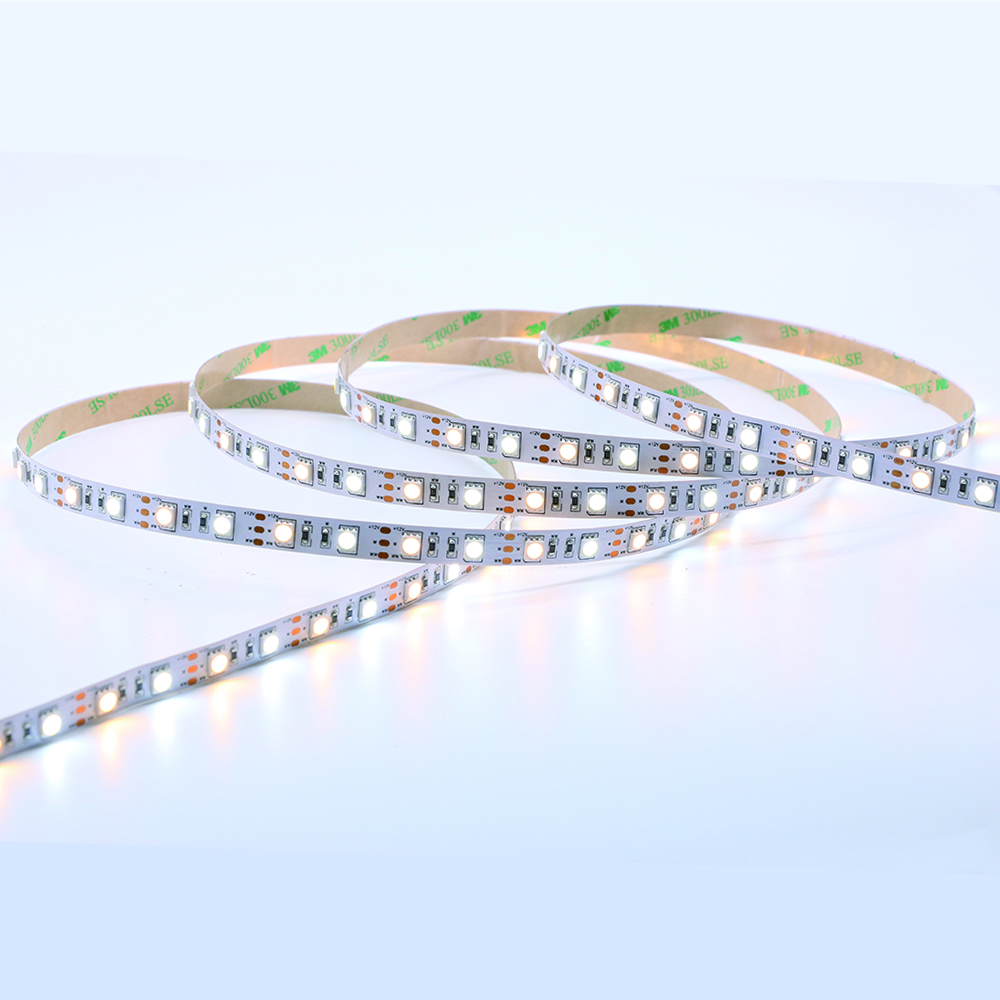 5050SMD مزدوج اللون 60led ضوء الشريط المرن