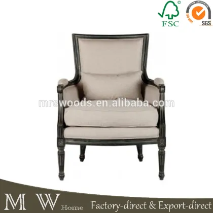 french antique wooden armchair, solid wooden armchair, wooden armchair