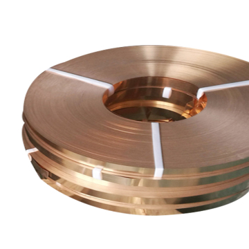 ASTM B194 UNS C17200 BERYLIUM COPPER LACE 25 1/2 Hard TD02 C17200 Strip 0,25 mm Bobine di rame in vaso di rame roll