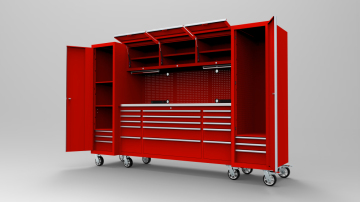 Safewell Red Garage Storage Combination
