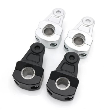 Adjustable Universal Motorcycle Handlebar Risers - 22mm 28mm Bars Clamp