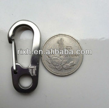 casting titanium hook,titanium keyring,titanium key chain
