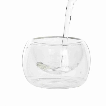 Small Insulated Glass Tea Cup