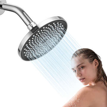 Leelongs ABS Plastic 6 Inch Rainfall Top Shower Head
