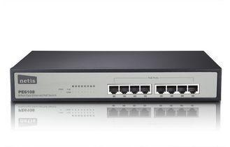 Fast Ethernet Switch With 4 Port PoE , 8 Port Network Switc