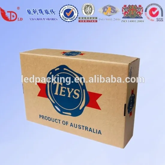 Strong corrugated box double wall printed carton box