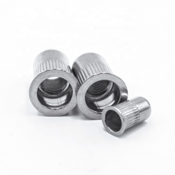 Stainless Steel Flat Head Rivet Nuts SS304 316 - 3/8\", 7/16\", 1/2\" Vertical Stripe