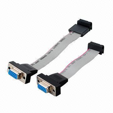 D-sub flat cable, designed for electronics