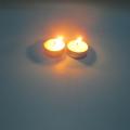 Pure wax10g white unscented tea light candle