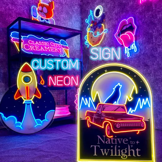 Wholesale Custom LED Advertising Neon Signs for Wedding, Bar, Party Decor