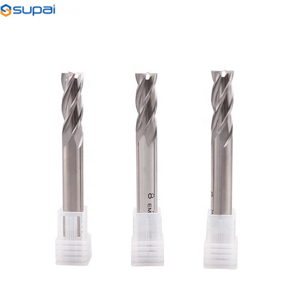 HSS milling cutter 4 flutes end mill flat router bit