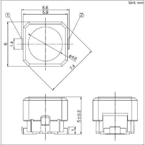 Resistive Surface Mount Switch