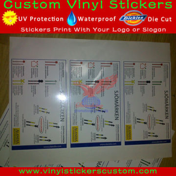 Waterproof Car Bumper Vinyl Sticker
