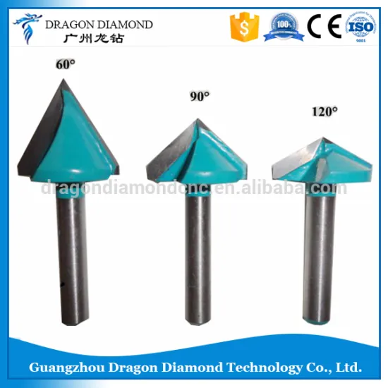 Carbide 3D cnc Router Bits 6mmx32mm ,60/90/120 degree 3D V Groove woodworking Router Bits
