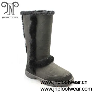 European style sheepskin snow boots
