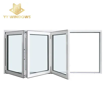 AS2047 Aluminum Alloy Bi-folding Window - AkzoNobel Power Coated - Kitchen Use