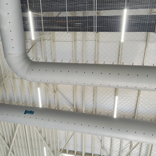 Fabric Air Ducts in Leisure Zones