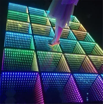 Customizable Hotel Wedding Packages: Incorporating 3D Mirror Toughened Glass Dance Floors with LED Light Tiles