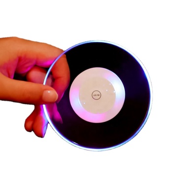 Colorful LED Light Anti-Slip Water Bottle Mat for Charging Coasters