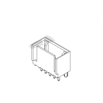 2.54mm pitch IDC 180 ° Wafer Connector Series DW2541V-F-XP