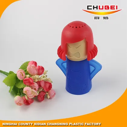Eco-friendly Portable Plastic Angry Mama Microwave Cleaner