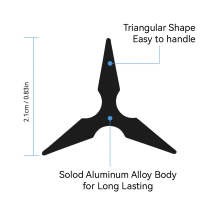 Triangular Architectural Ruler - Aluminum Scale for Engineering Standards