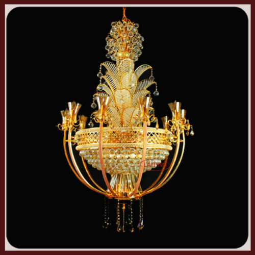 Large high power LED crystal chandelier lamp made in china